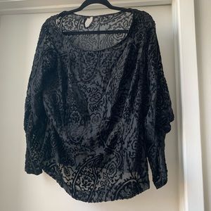 Vintage sheer victorian top